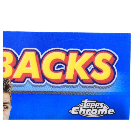 2024 Topps Chrome MLS Blue Refractor #100 David Villa Flashbacks /150 NYCFC - Picture 6 of 9